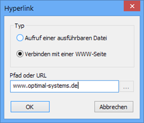 Annotations on layers – Hyperlink context menu